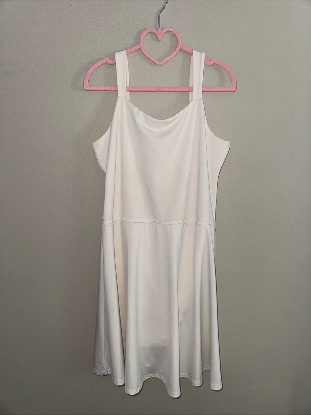 art class White Casual A-Line Tank Dress